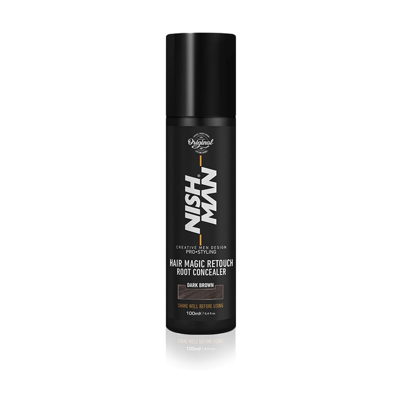 Spray colorant - NISH MAN - Magic color - Saten inchis