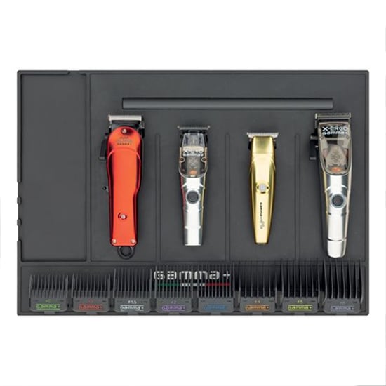 Covor magnetic - GAMMA+ - pentru ustensile si masini de tuns - Negru - PTAPMAGBARB