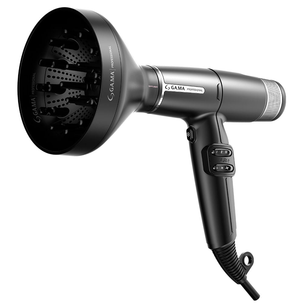 Uscator de par - GA.MA PROFESIONAL IQ Lite - 110.000 RPM - Negru