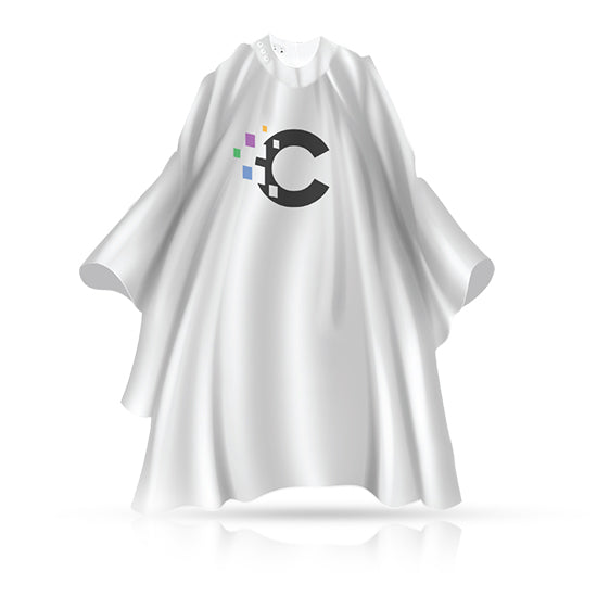 Pelerina guler neopren - coafor/frizerie CRODI - Alba - C