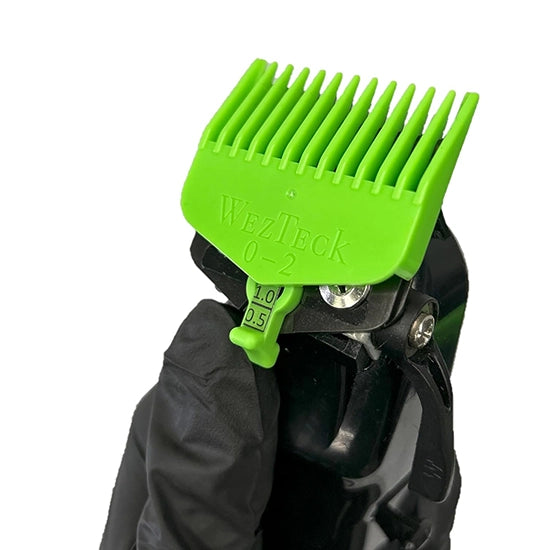 Lama fixa - WEZTECK - pentru masina de tuns - cu gratar reglabil inclus - Verde