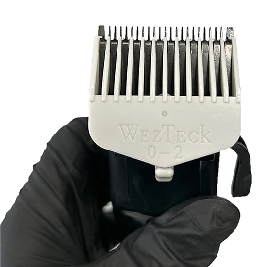 Lama fixa - WEZTECK - pentru masina de tuns - cu gratar reglabil inclus - Alb