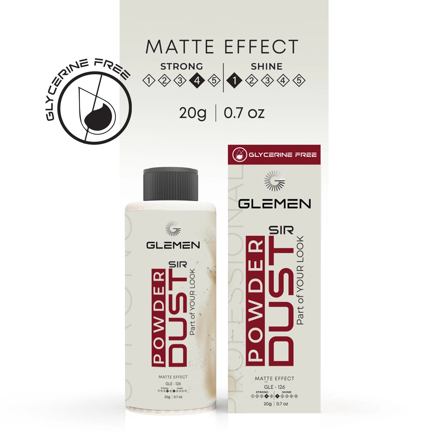 Pudra de volum - GLEMEN - Dust - 20 gr - fara glicerina