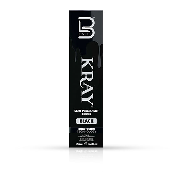 Vopsea semi - permanenta - L3VEL3 - Negru - 100 ml