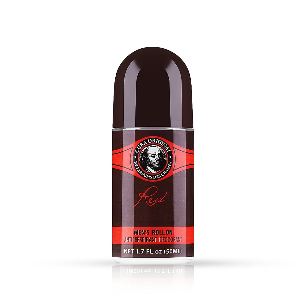 Deodorant Roll on - CUBA - pentru barbati - Red - 50 ml
