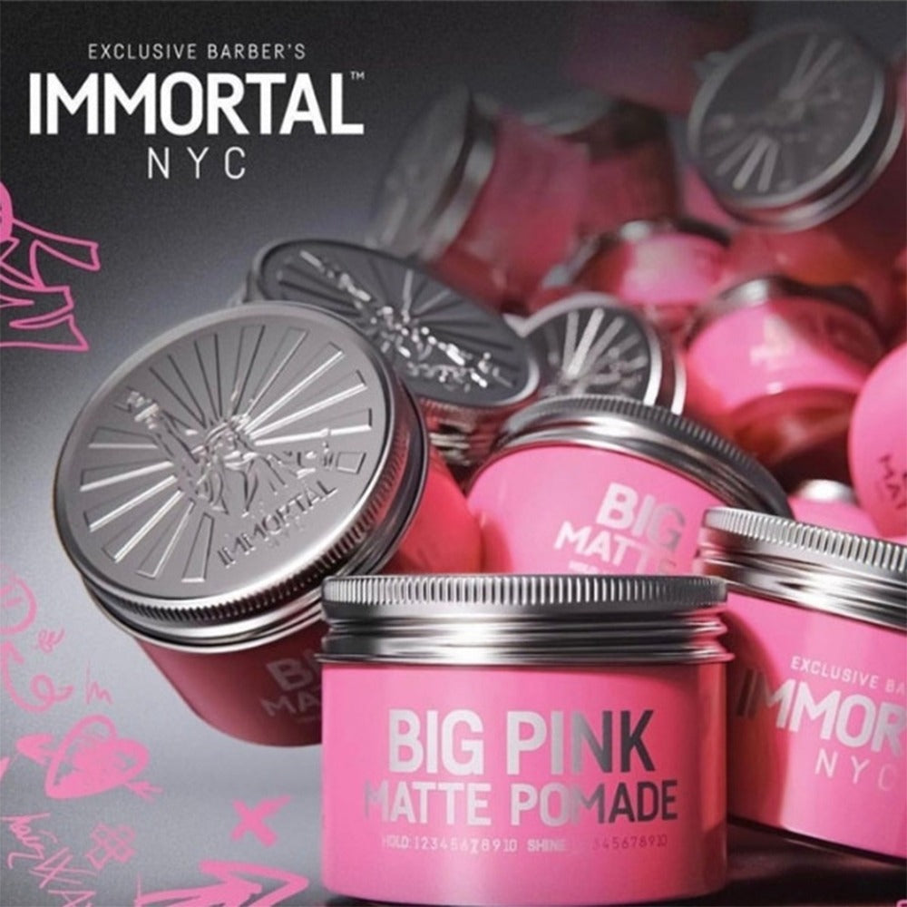 Ceara de par - IMMORTAL - NYC - BIG PINK - Matte Pomade - 100 ml