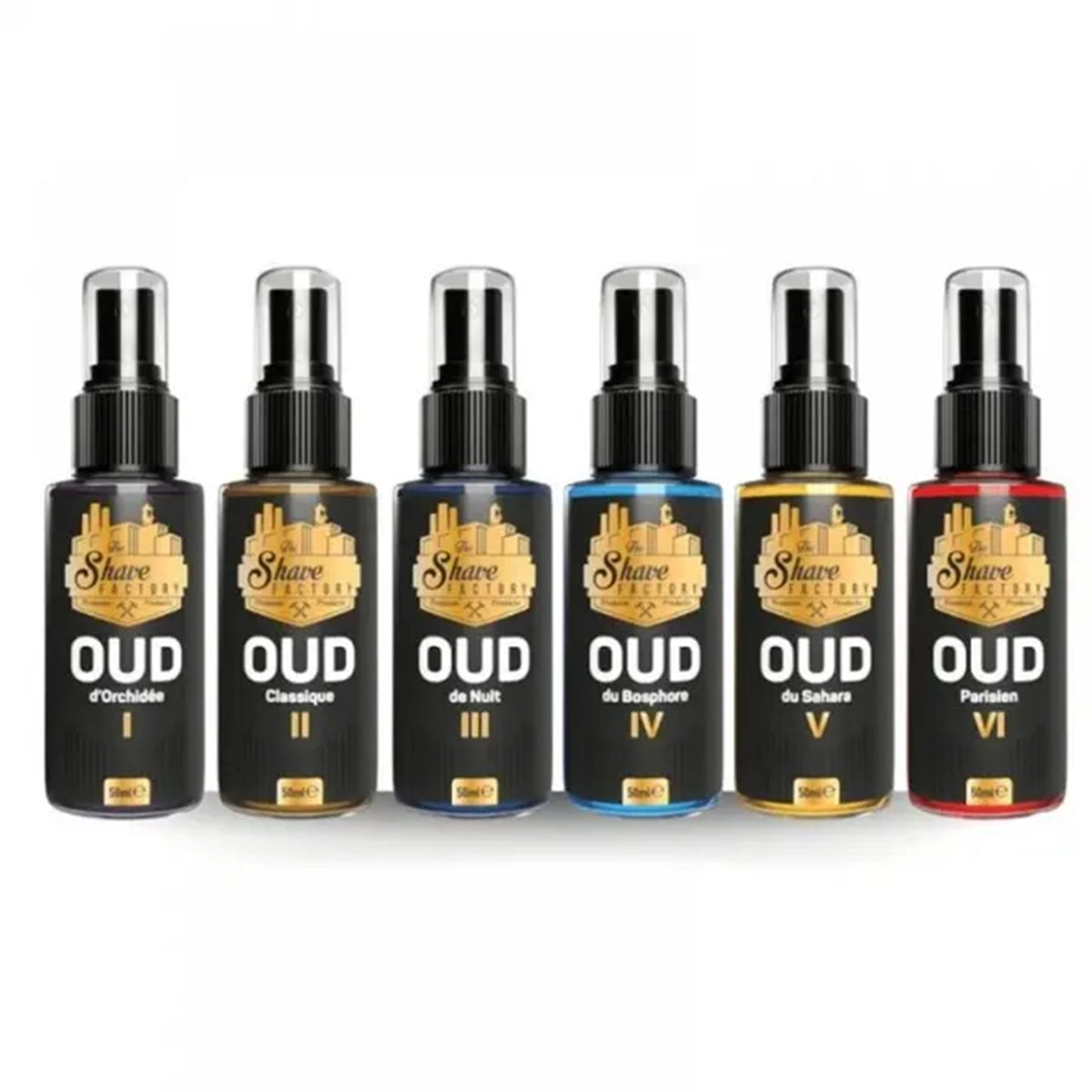 Set Cadou Oud - SHAVE FACTORY - 6x After Shave 50 ml