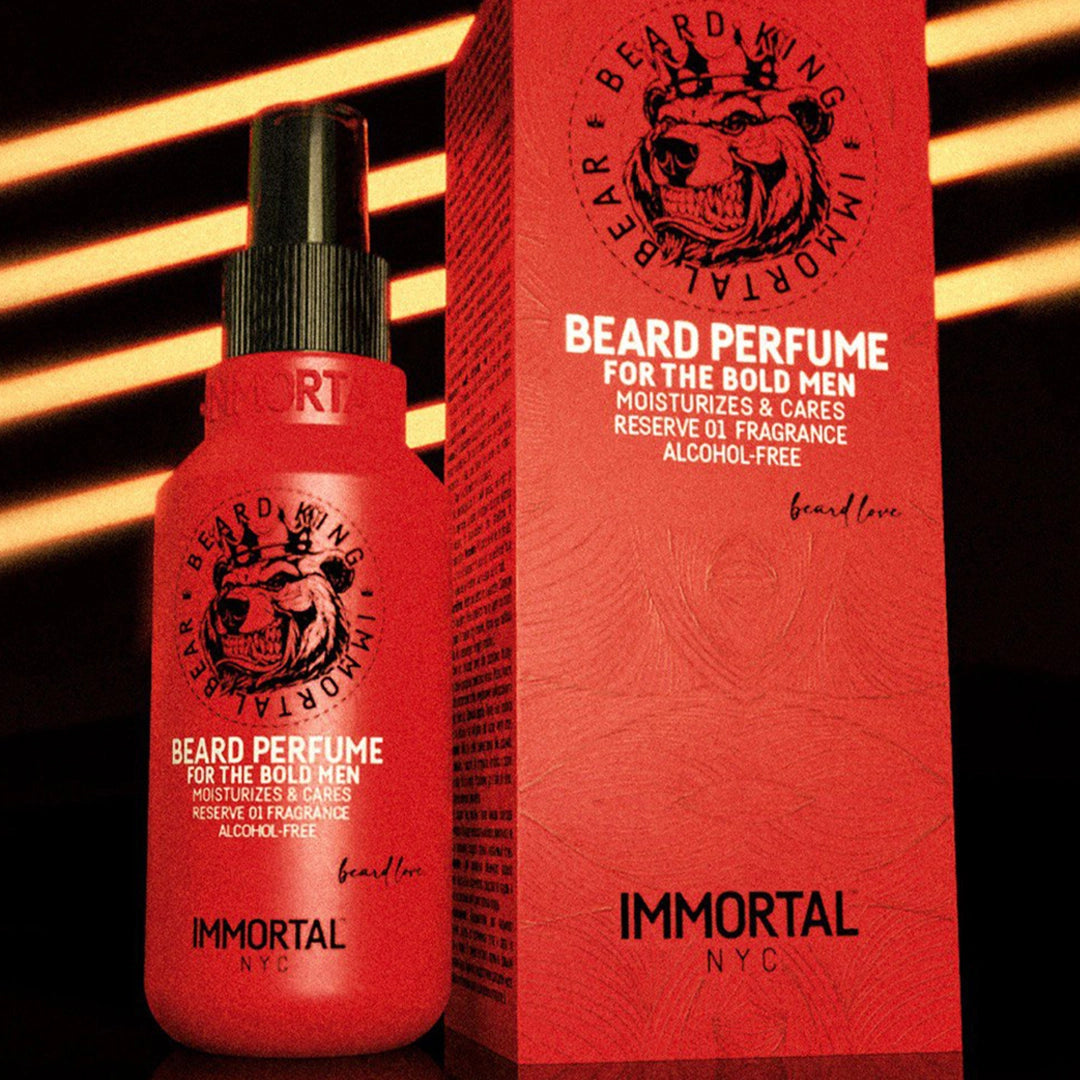 Parfum de barba si mustata - IMMORTAL - Reserve 01 - 75 ml