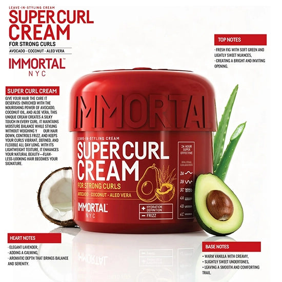 Crema pentru bucle - IMMORTAL - SUPER - 500 ml