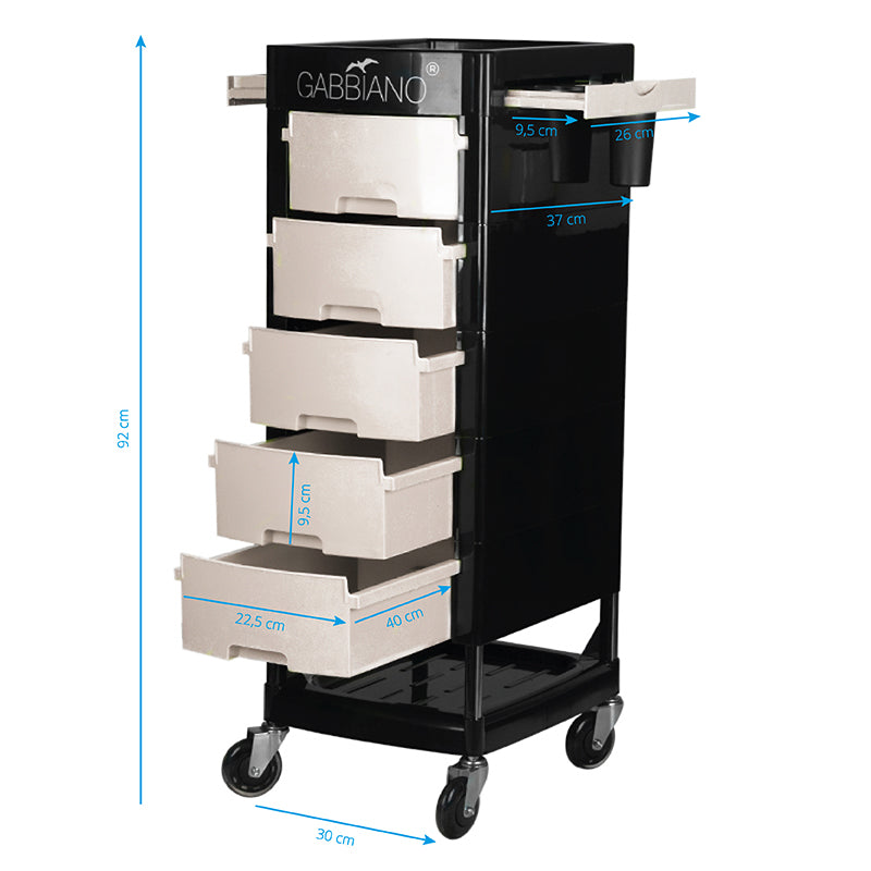 Ucenic coafor Gabbiano ft65 negru / alb
