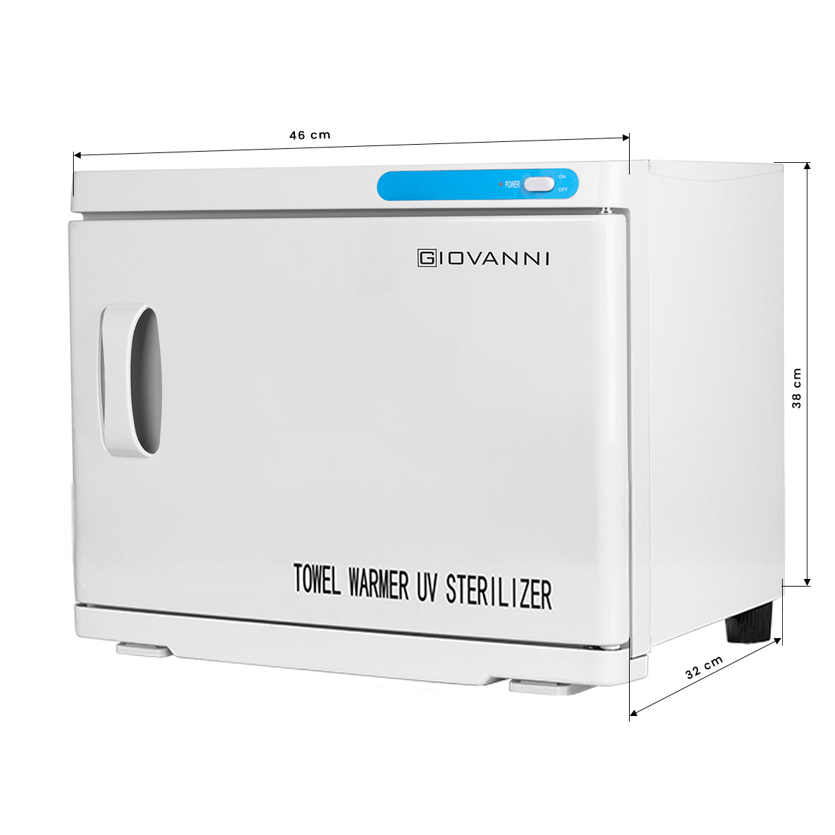 Încălzitor de prosoape cu sterilizator UV-C 23l alb