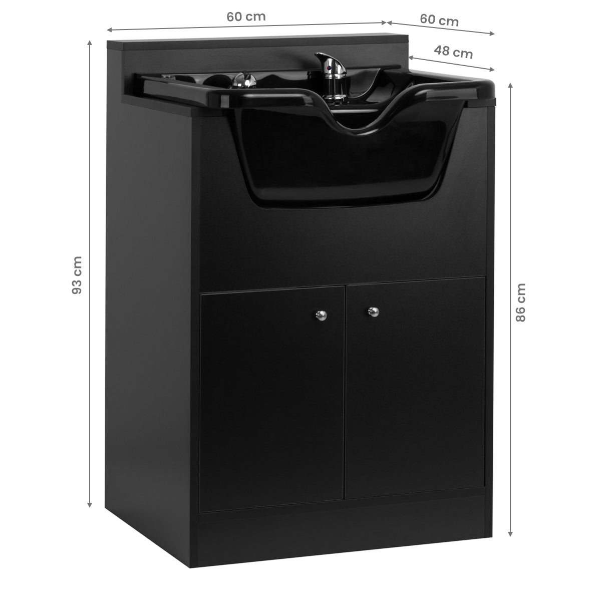 Scafa coafor frizerie BARBER BB06 negru