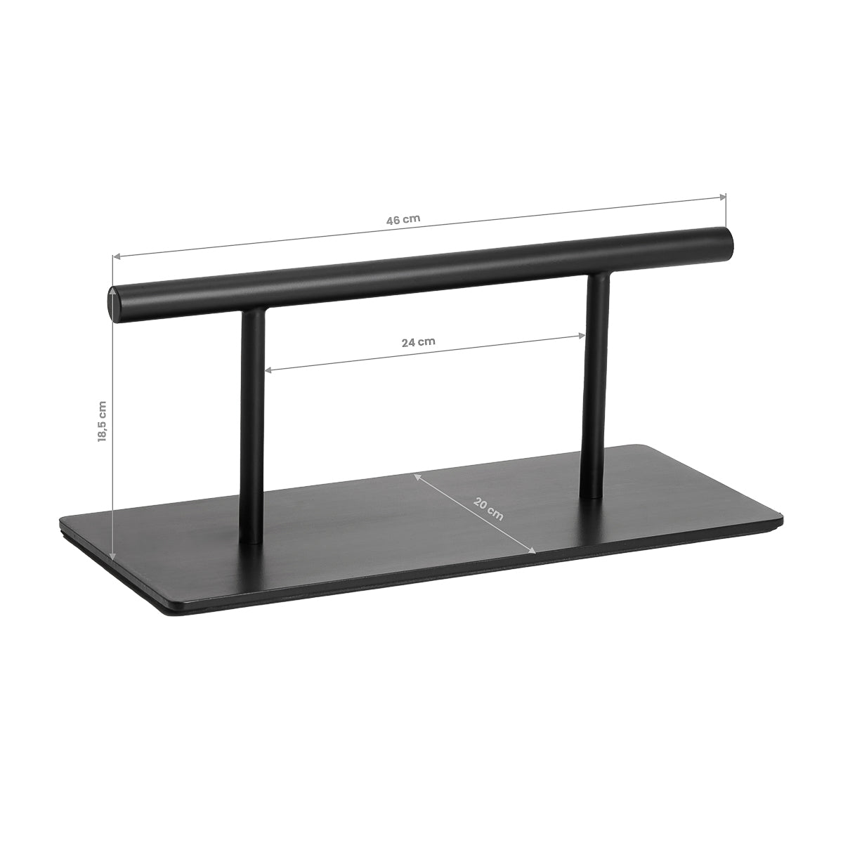 Suport pentru picioare L008B negru
