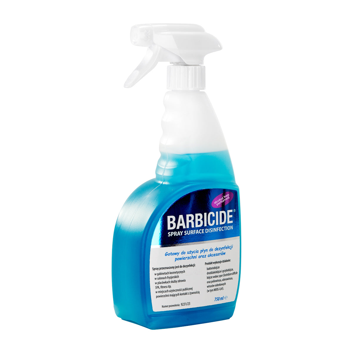 Barbicide spray pentru dezinfectarea tuturor suprafețelor 750ml parfumat