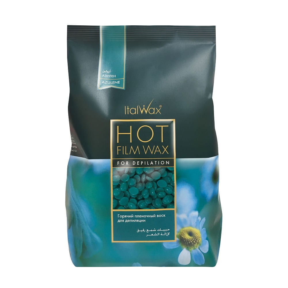 ItalWax Ceara epilatoare Elastica Perle Azulena Verde r, Cantitate: 1000 g