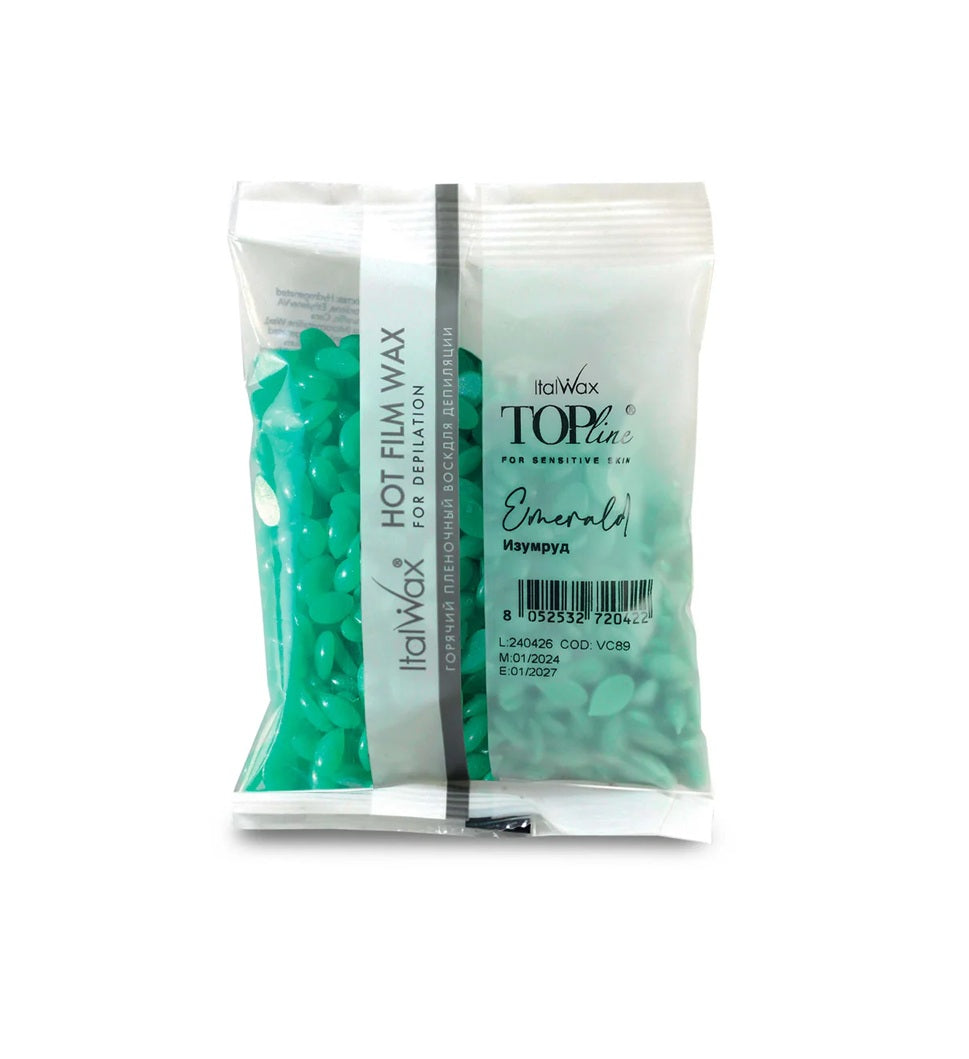ItalWax Ceară epilatoare Perle Top Line Emerald, Cantitate: 750 g