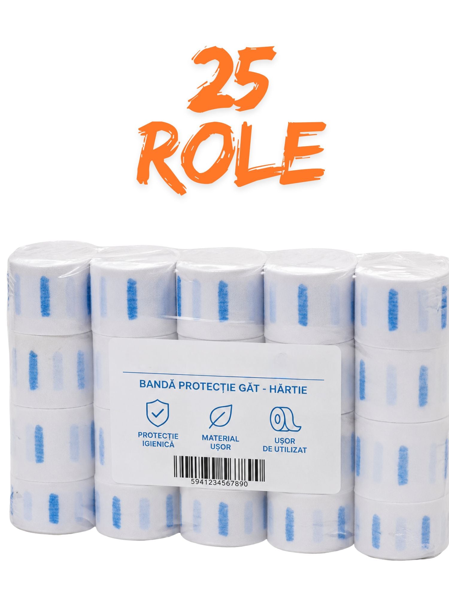 Set 25 role guler pentru frizerie 5set x 5role
