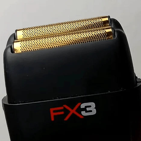 Aparat de Ras Profesional BabylissPro Double Foil FX3 Black, Fără Cablu