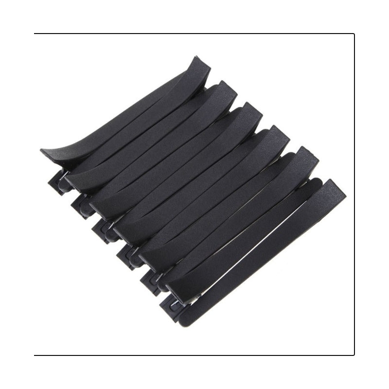 Clipsuri coafor set 12 negre