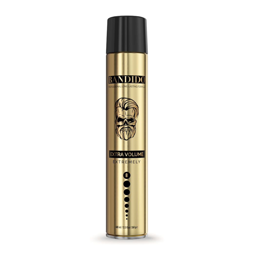 Fixativ Bandido Hair Spray Gold, Extra Volum, 400ml
