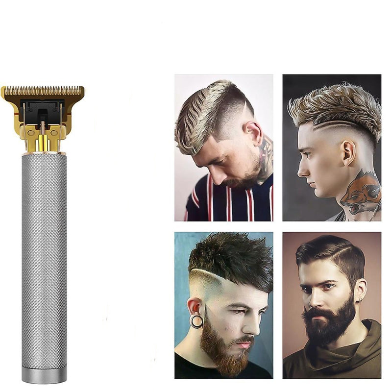 Masina de tuns electrica Karemi, cu precizie pentru contur, argintie