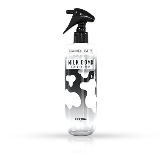 Balsam leave-in IMMORTAL Milk Bomb cu proteine din lapte, 500 ml