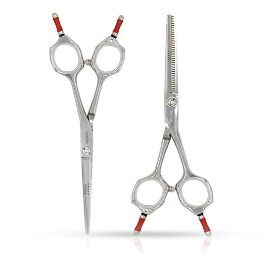 Set foarfece ROVRA Student Series, foarfecă de tuns și de filat de 5,5 inch, cu husă