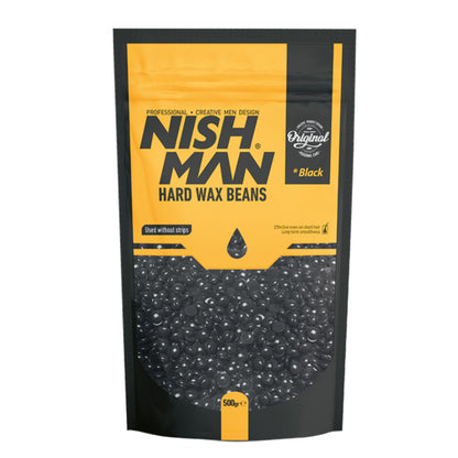 Ceara epilatoare - NISH MAN - granule 500 gr - Neagra