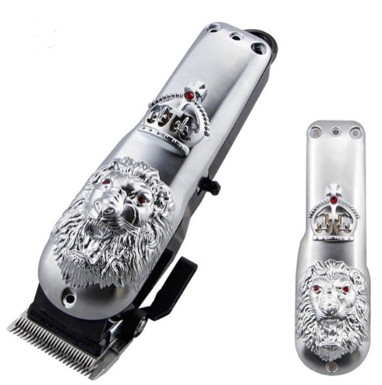 Carcasa metalica 3D Lion King - Silver