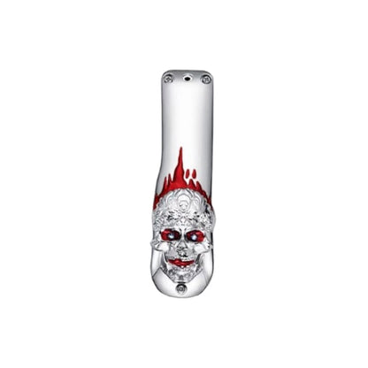 Carcasa metalica 3D Skull - Silver