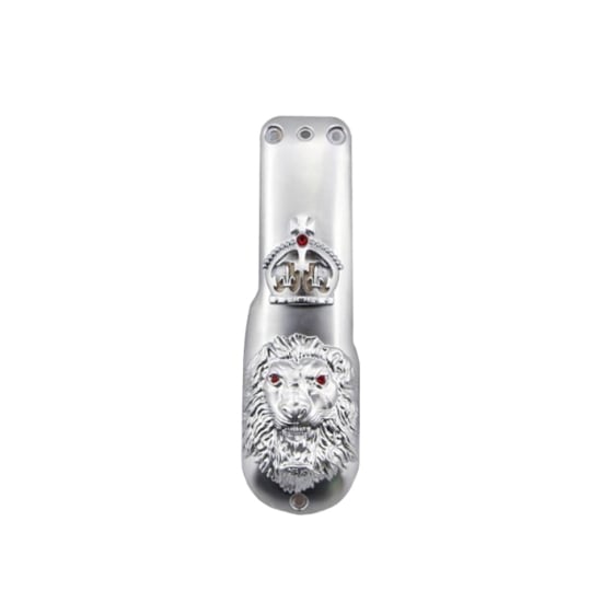 Carcasa metalica 3D Lion King - Silver