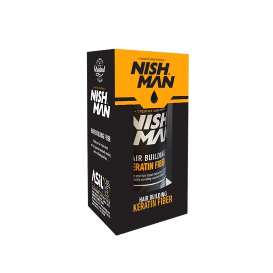 Pudra fiber - NISH MAN - pentru parul rar - Saten
