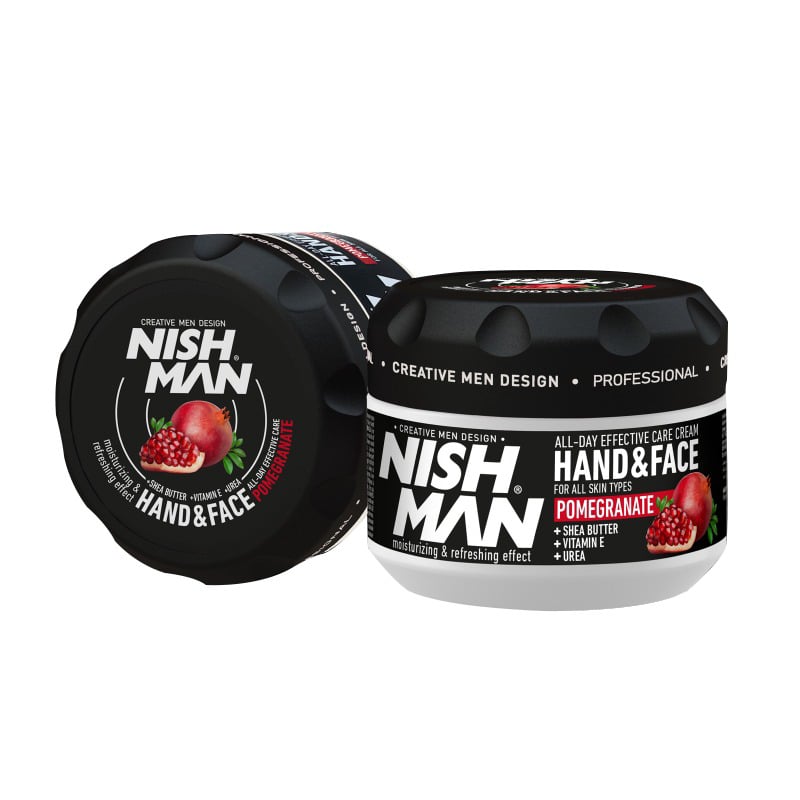 Cremă de mâini și față NISH MAN Pomegranate 300 ml din pachet