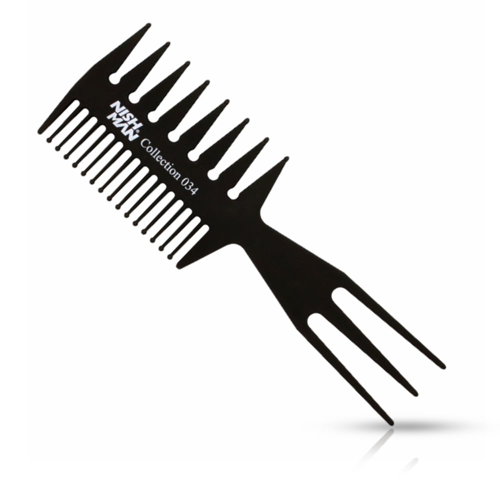 Pieptene - NISH MAN - aranjat parul frizerie/coafor -034