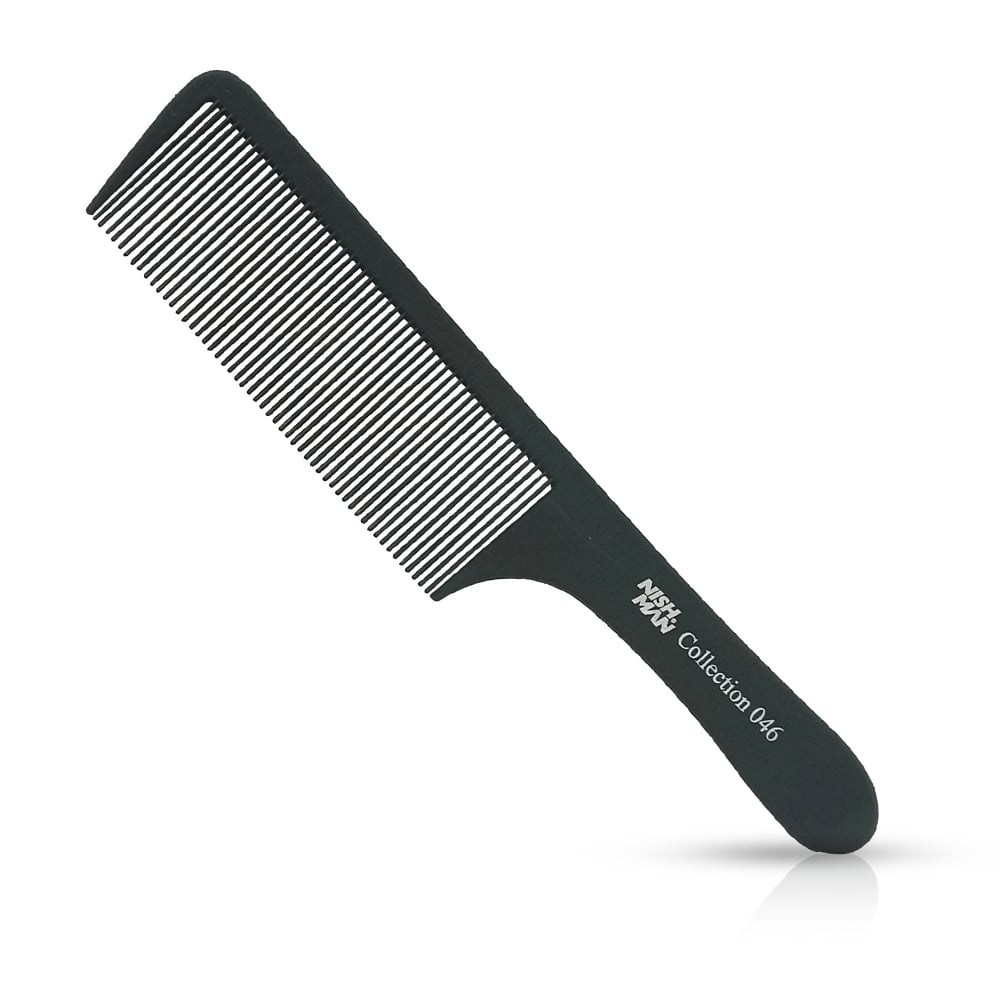 Pieptene - NISH MAN - clipper over comb  - 046 - Negru