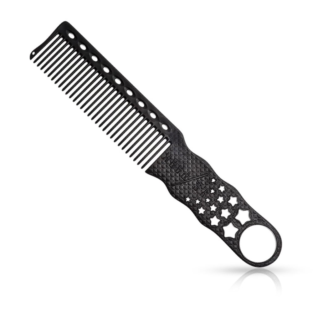Pieptene frizerie/coafor - Y.S/PARK -  280 - Negru