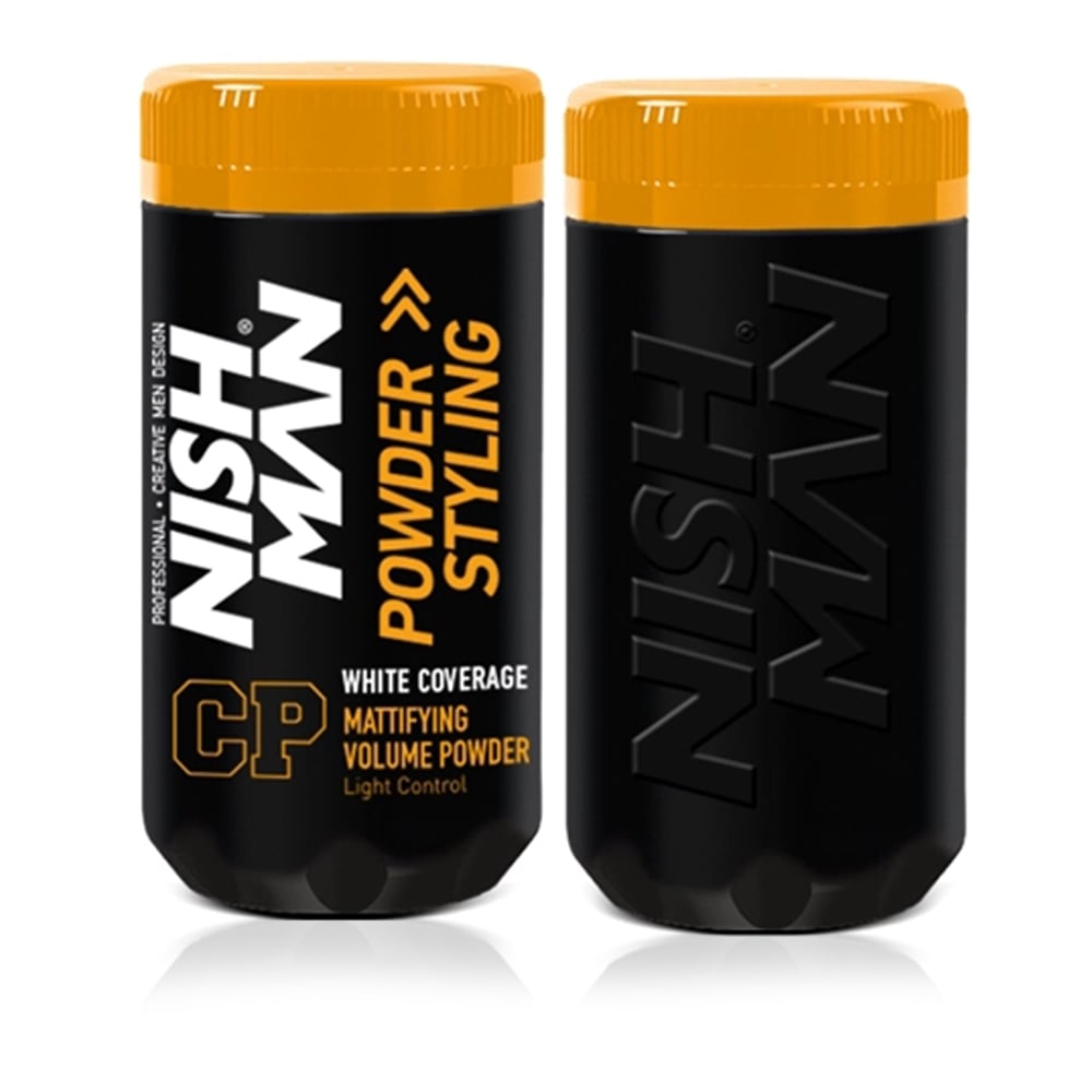 Pudra - NISH MAN - de volum 20 gr - Neagra