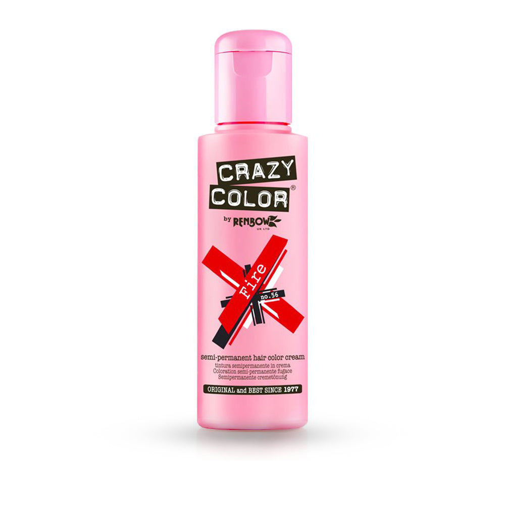 Vopsea semi-permanenta CRAZY COLOR - FIRE - no.56 - 100 ml