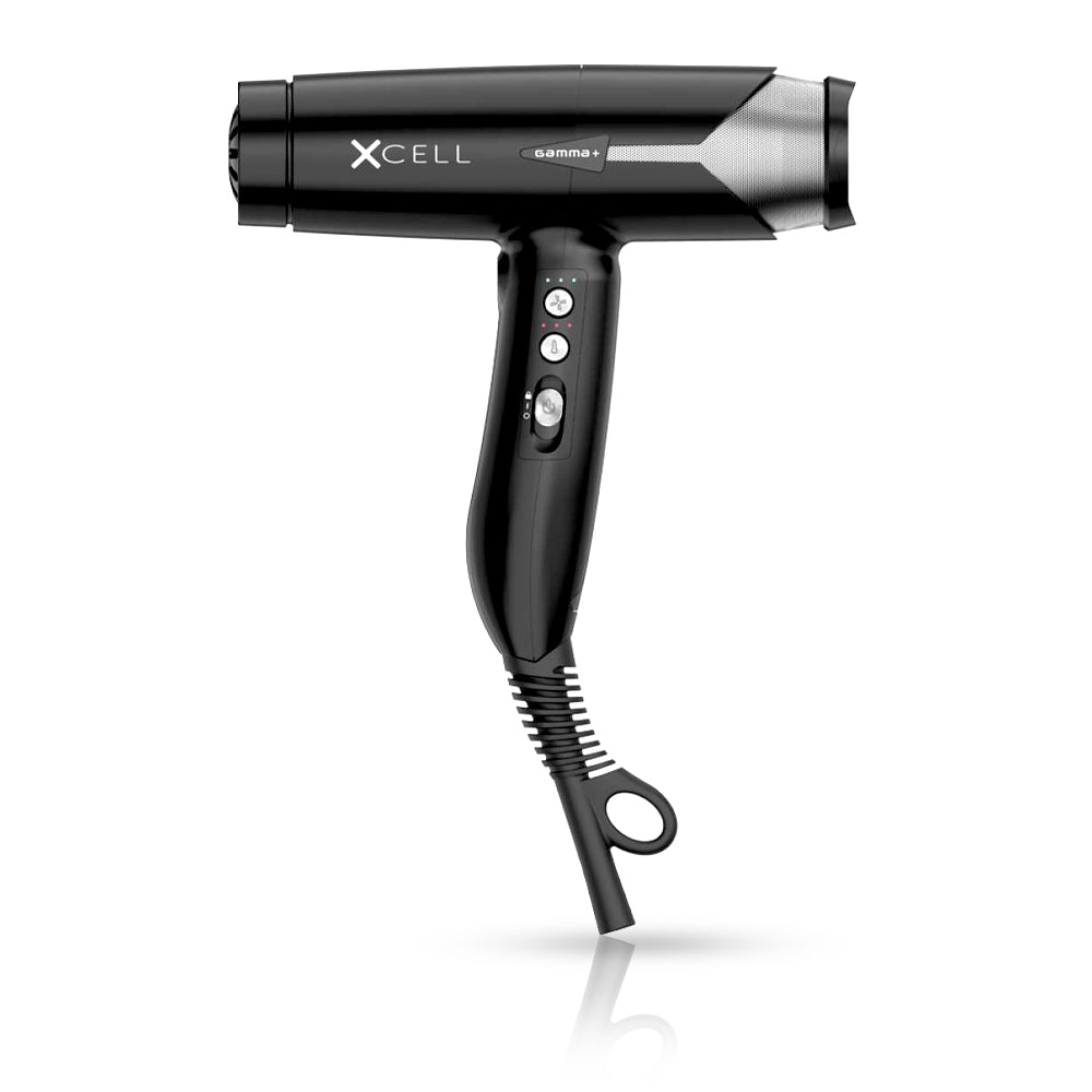 Uscator de par - GAMMA+  XCELL - 110.000 RPM - Negru