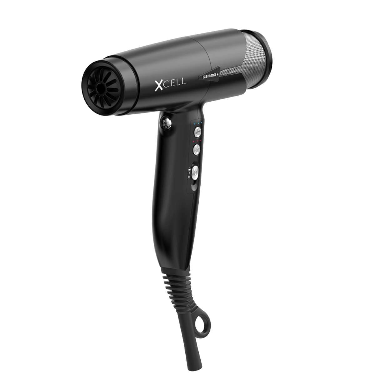 Uscator de par - GAMMA+  XCELL - 110.000 RPM - Negru