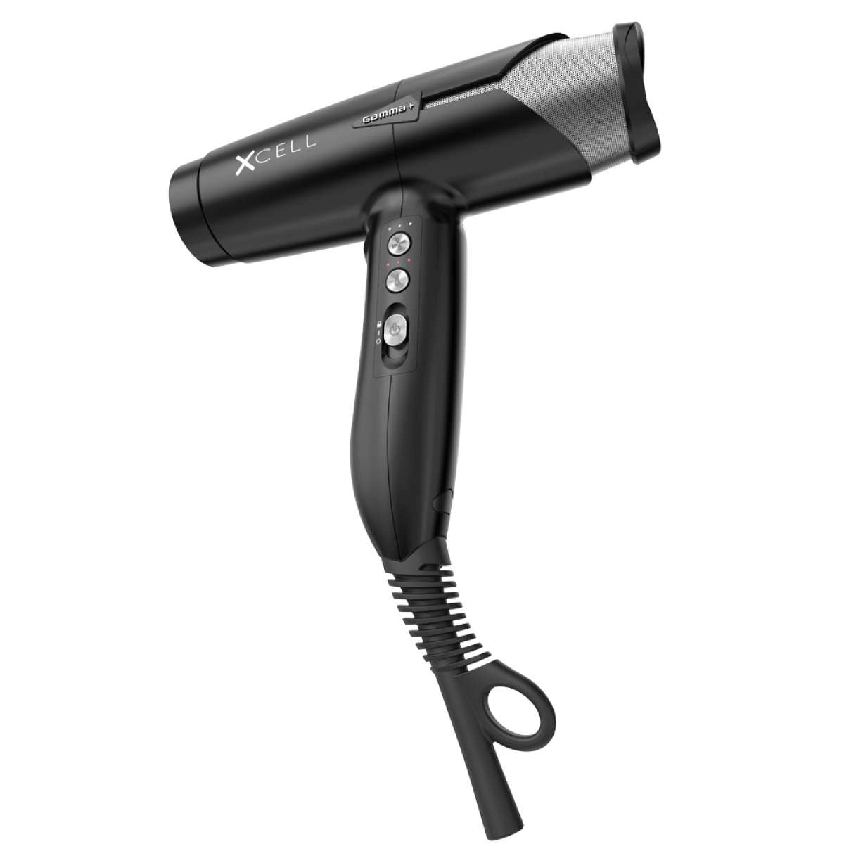 Uscator de par - GAMMA+  XCELL - 110.000 RPM - Negru