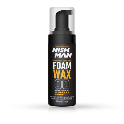 Ceara spuma - NISH MAN 00 - pentru par - 150 ml