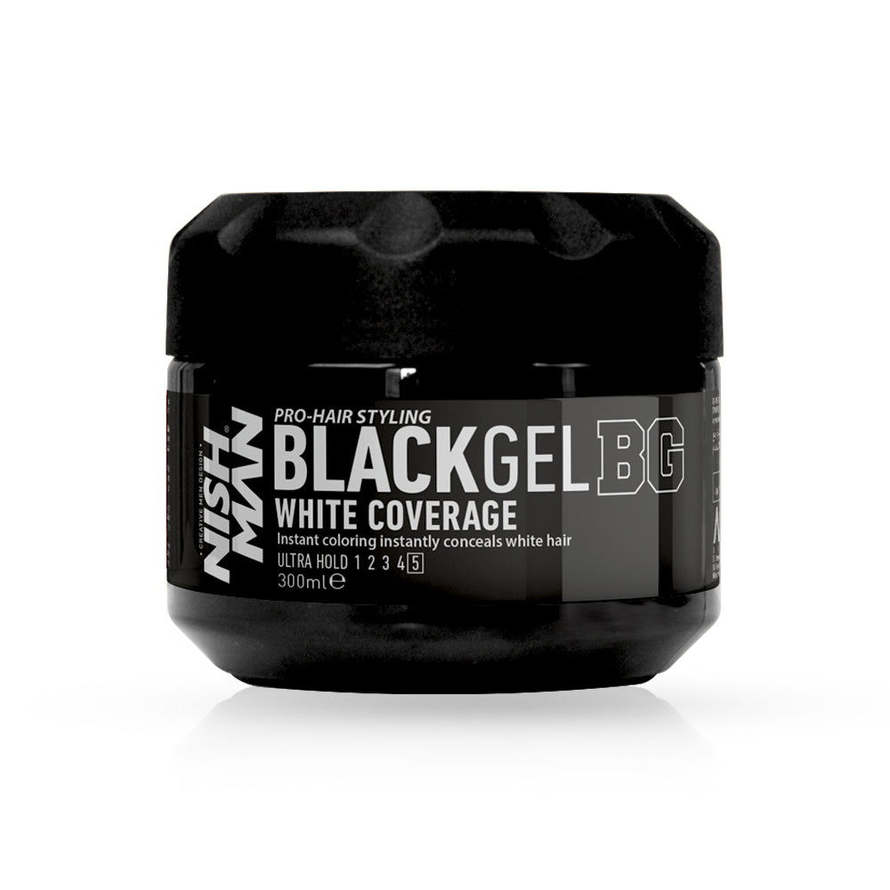Gel de par - NISH MAN - Negru - 300 ml
