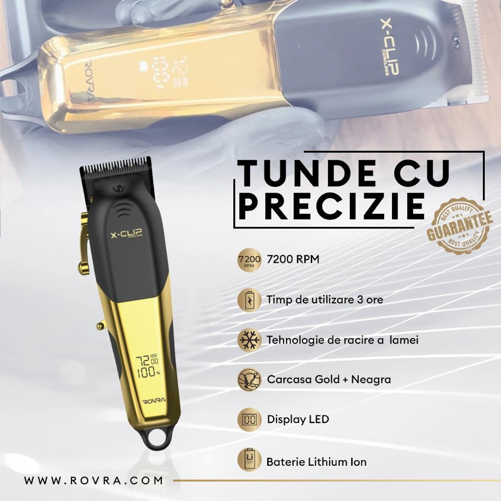 Masina de tuns ROVRA X-CLIP - 7200 RPM - fara fir