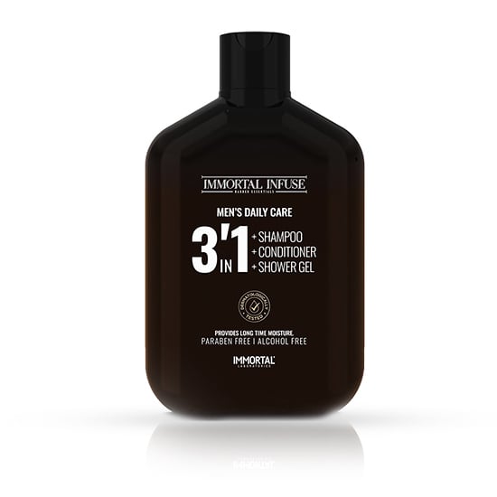 Sampon pentru par 3 in 1 (sampon,balsam,gel de dus) - IMMORTAL - 500 ml