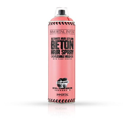 Fixativ pentru par - IMMORTAL -  Beton - Flexible -  500 ml