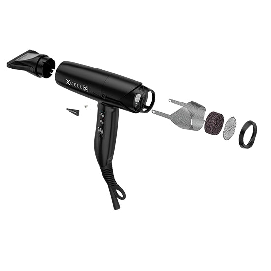 Uscator de par - GAMMA+  XCELL S - 120.000 RPM - Negru - PAGAMXCESGE242