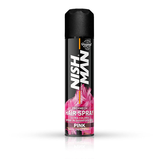 Spray de par colorat NISH MAN - 150 ml - Roz