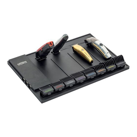 Covor magnetic - GAMMA+ - pentru ustensile si masini de tuns -  Negru - PTAPMAGBARB
