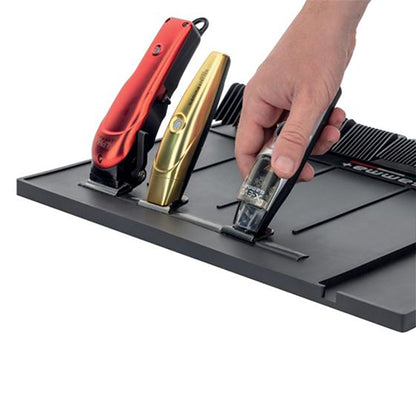 Covor magnetic - GAMMA+ - pentru ustensile si masini de tuns -  Negru - PTAPMAGBARB